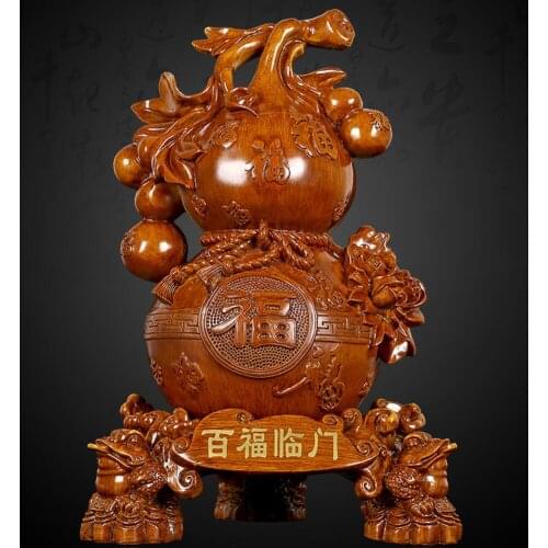 Fortune gourd furnishes a big creative craft living room office wine cabinet porch decoration company opening housewarming gifts