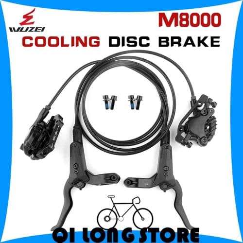 WUZEI MTB Hydraulic Disc Brake M8000 800mm/1550mm Front/Rear Brakes Mountain Bicycle Brake parts compatible with MT200 MT315
