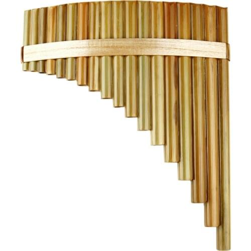 18 Pipes F Key Pan Flute High Quality Pan Pipes Woodwind Instrument Chinese Traditional Musical Instrument Bamboo Pan flute