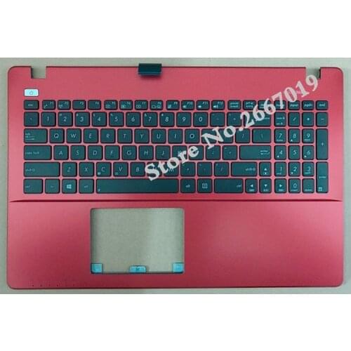 US keyboard FOR ASUS X550C K550 A550C A550VB Y581C X550 W30 With C shell cover Red New English