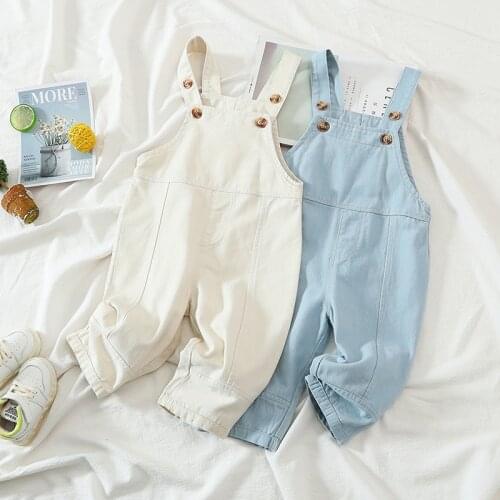 Baby Kids Overalls Spring New Arrival High Quality Jumpsuit for Girl Toddler Child Pants 2020 Boys Denim Pants Fashion Jumpsuit