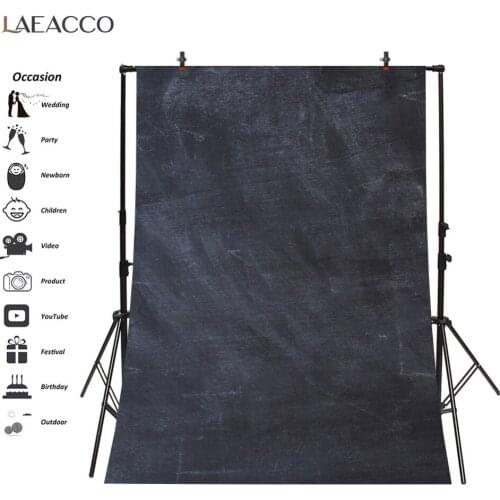 Laeacco Dark Gradient Solid Color Blackboard Party Love Decor Pattern Photographic Background Photo Backdrops Photo Studio