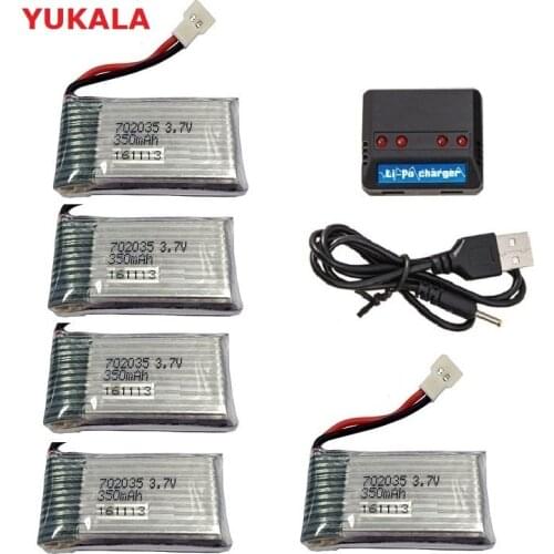 3.7V 350mAh lithium battery 702035 for wltoys XK A100 A110 A120 A130 A150 3channels RC Airplane