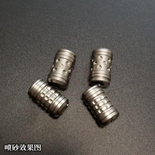 Mack Walker Titanium alloy Knife Pendant DIY EDC Knife Beads