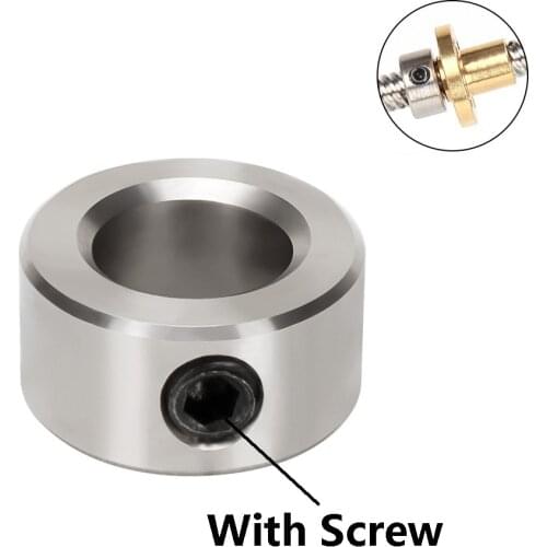 MEGA 2pcs/lot Lock Collar T8 Lead Screw Lock Screw Lock Ring Lock Block 8mm Isolation Column Spacer 3D Printer Part Heigth 7mm