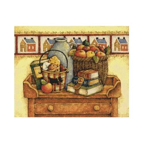 Mixed stitch Home Hccessories Top Quality Embroidery Needlework 14CT Unprinted Cross Stitch Kits DIY Art Handmade Home Decor