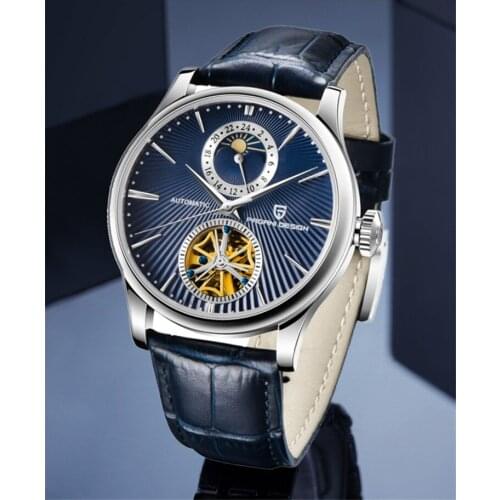 NEW PAGANI Design Watch Men Automatic Skeleton Watch Man Stainless Steel Waterproof Mechanical Wristwatch Relogio Masculino 2020