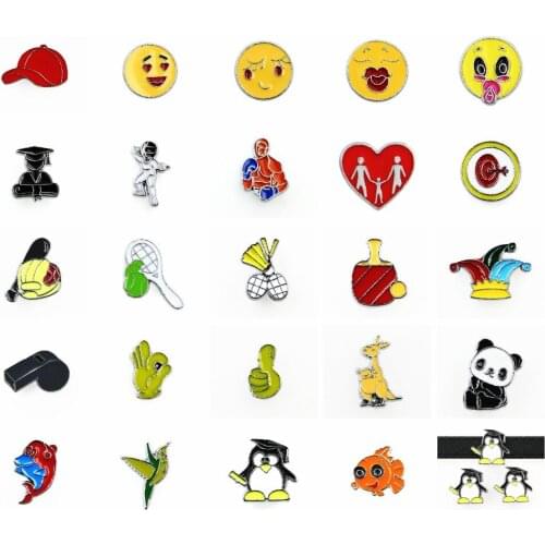 New style sports charms animal cute charms 10pcs Slide Charms DIY Accessories Internal Dia 8mm fit 8mm belt wristband pet collar