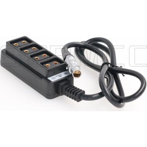 FFA 0S 4 pin to 4 Port D tap Splitter Power Out Adapter Expansion Cable for ARRI Trinity Stabilizer Focus