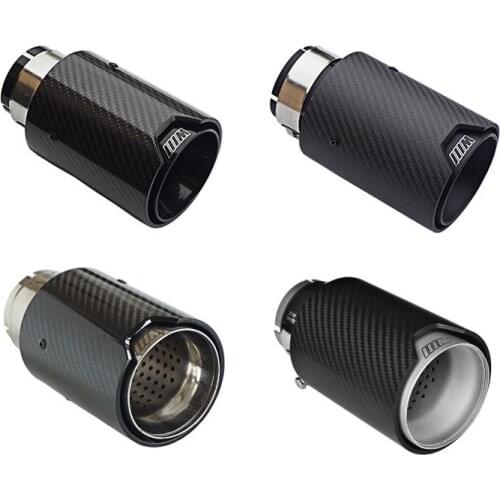 It is suitable for BMW 12356 series modified exhaust pipe carbon fiber tail pipe m standard stainless steel tail nozzle muffler