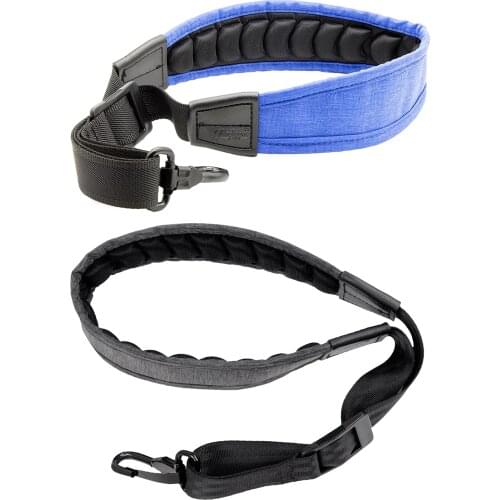 Premium Saxophone Neck Strap Handmade Breathable Pad & Metal Hook Less Stress