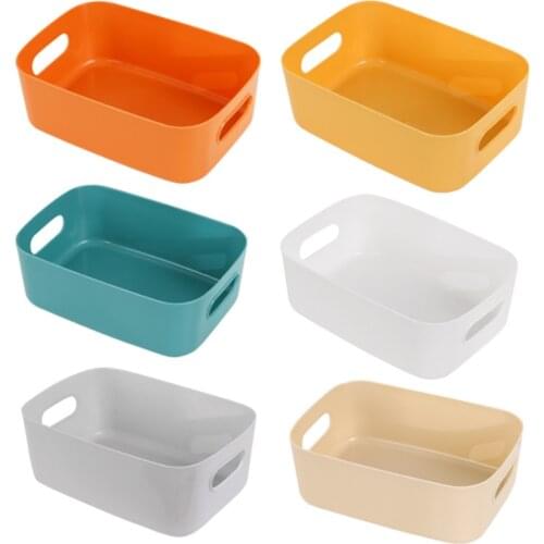 Sundry storage basket student desktop snack storage box plastic cosmetic storage box household kitchen sorting box makeup box