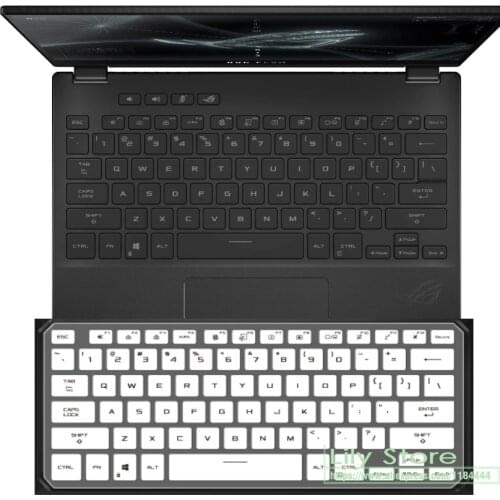 For ASUS ROG Flow X13 GV301QH GV301Q GV301 QH PV301 13 13.4" laptop Silicone Keyboard Cover skin Protector