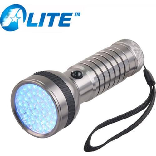 TMWT 41 UV LED uv torch light.395nm or 380nm UV Flashlight uv led torch Silver body For pet urine testing
