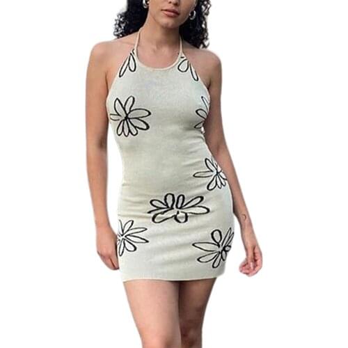 Women Dress Summer Dress Long Sundresses Sleeveless Casual Women Party Dresses Bodycon Vintage Backless Beach 90s Aesthetic