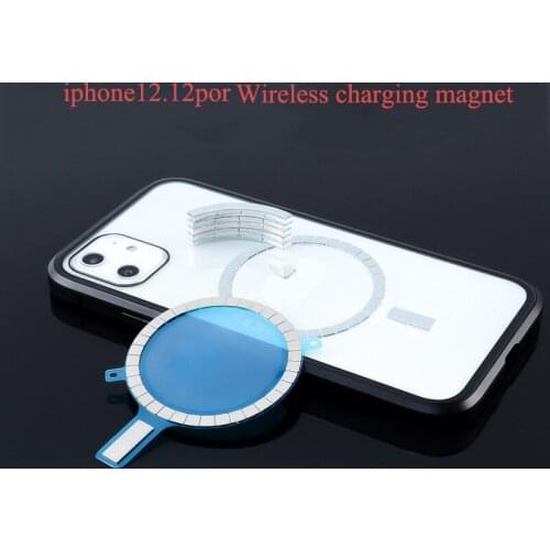 2pcs/IPhone 12.12pro wireless charging magnet charging magnet receiving transmitter NdFeB mobile phone magnet