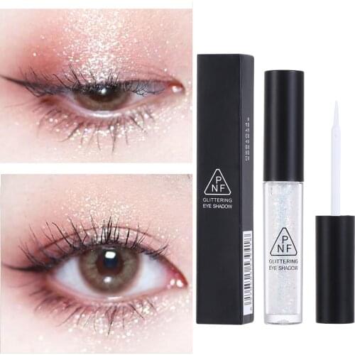 1Pc Diamond Glitter Liquid Eyeshadow Party Makeup Shiny Long Lasting Women Gold Silver Color Shimmer New Cosmetics Maquillaje