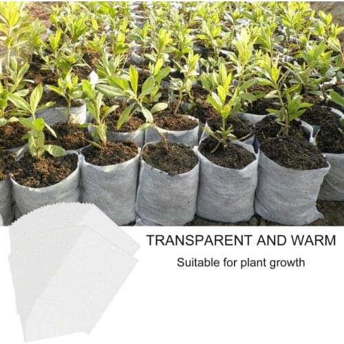 100PCS Biodegradable Bags For Nursery Plant Pots For Garden Cultivation Nursery Plant Garden Eco-Friendly Ventilate Bag NEW