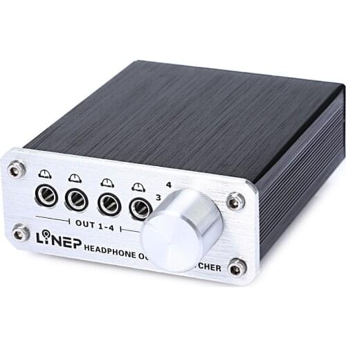 4 Input 4 Output Digital Multi-Channel 3.5mm MP3 Audio Signal Switch Switcher Earphone Headphone Headset Switcher Wholesale