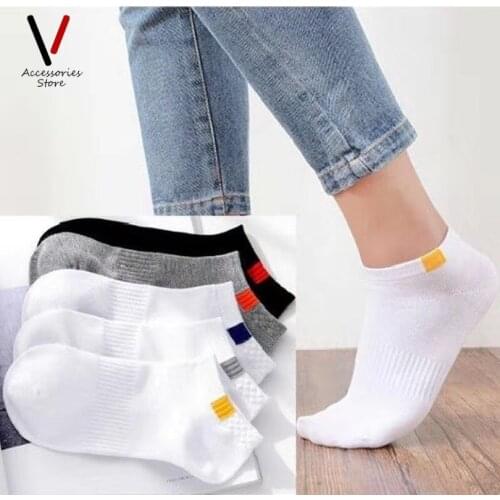 5Pair/Pack Men Cotton Short Socks Anti-slip Breathable Running Sport Socks Comfortable Unisex Casual Ankle Sock Man Boat Socks