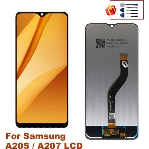 6.5" Original For Samsung Galaxy A20S Display A207 A207F A207F/DS LCD Display Touch Screen Digitizer Replacement Parts A207 LCD