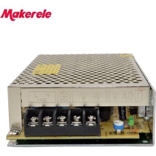 60w 12 5 2.5 1.3A input110-240V AC to 5 12 24 48V LED switching Power Supply For led strip light driver RoHS CE