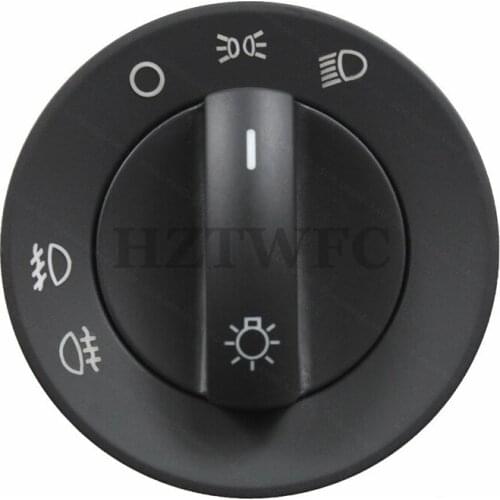 Free Shipping Headlight Fog Lamp Switch Lichtschalter 6Q0941531C For VW Caddy New Beetle Polo Transporter Sharan