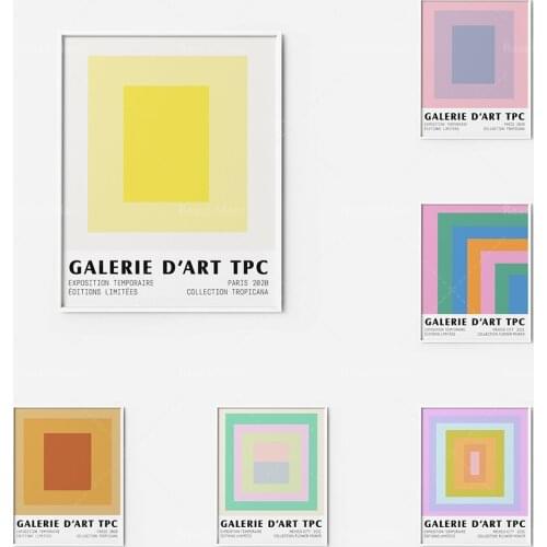 Color matching rainbow ART PRINT rainbow 70s retro art printing museum poster abstract artwork medieval geometry fashionable 70s