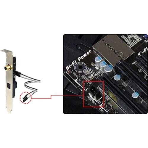 For SPDIF Optical And RCA Out Plate Cable Bracket For Asus Msi Gigabyte Motherboard