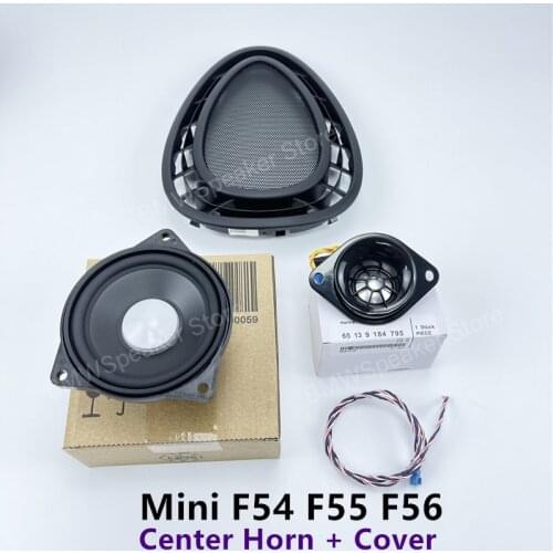 Center Console Speakers Cover For BMW Mini F54 F55 F56 Series High Quality Midrange Loudspeaker Hifi Tweeters Cover In Car Horn