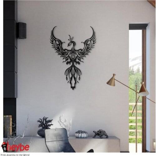 Metal Wall Decor Phoenix Rise Of Nature Animals Home Office Living Room Decoration Easy Hanging Frame 2021 New Fashion Trend Art Design Luxury Modern Creative Stylish Quality Gift Ideas Plaque Scandinavian Styles