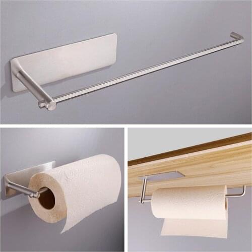 Multi-styleTissue Towel Rack Bathroom Home Organizer Kitchen Toilet Paper Holder Stainless Steel Wall Mount Roll Paper Accessory
