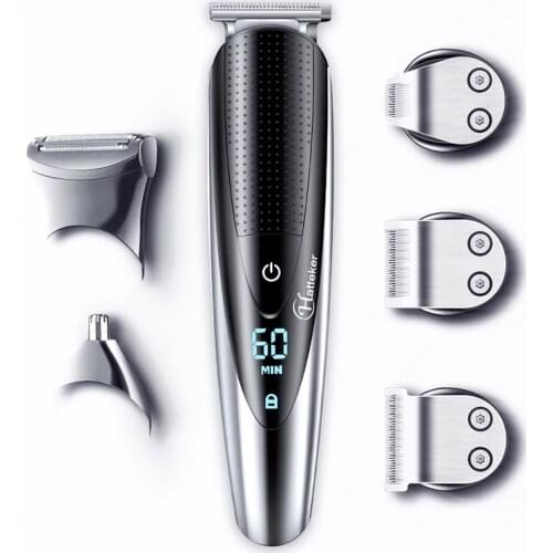 Hatteker Mens Hair Clipper Beard Trimmer Grooming kit Hair trimmer Mustache trimmer Body groomer Trimmer for NoseEar Facial Hair
