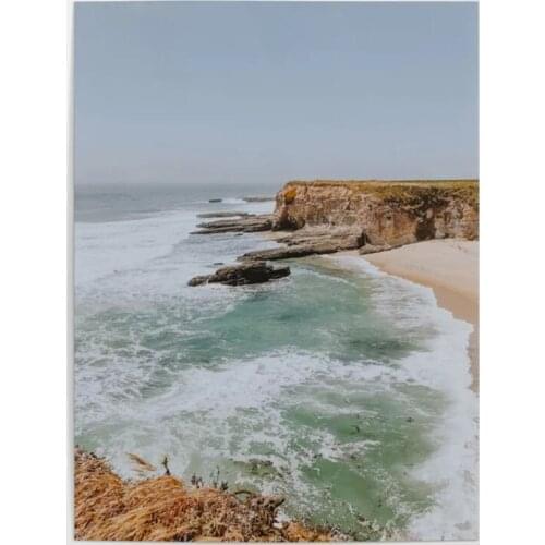 Wall Art Modular Home Decor California Coast Viii Santa Canvas Paintings HD Printed Nature Scenery Pictures Living Room Framed