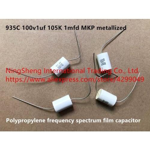 Original new 100% 935C 100v1uf 105K 1mfd MKP metallized polypropylene frequency spectrum film capacitor (Inductor)