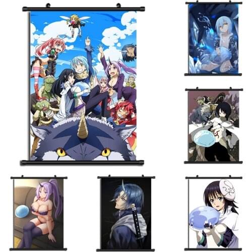 Poster Canvas Tensei Shitara Slime Datta Ken Print Painting Wall Art Anime Picture Home Decoration Mural Plastic Hanging Scrolls