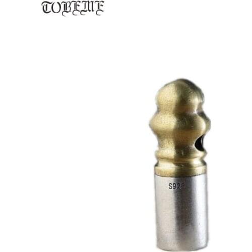 Handmade 925 Silver Tibetan Dorje Charm Sterling Silver Buddhist Malas Amulet Tibetan Seal Bead Charm