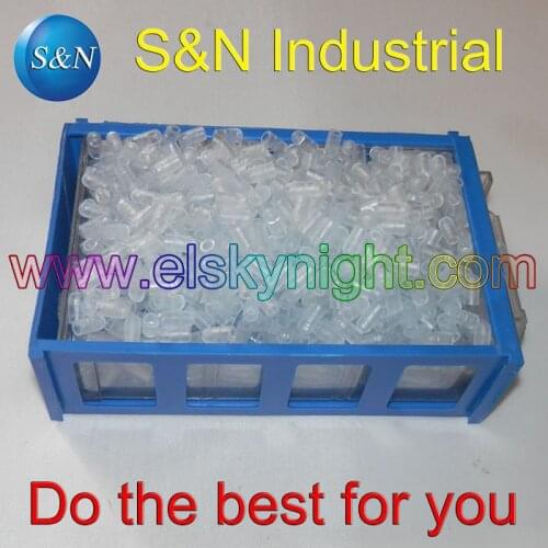 3.2MM or 4.0MM semicircle Cap for el wire/ accessories for el wire end insulation,30Pcs different specification can be mixed