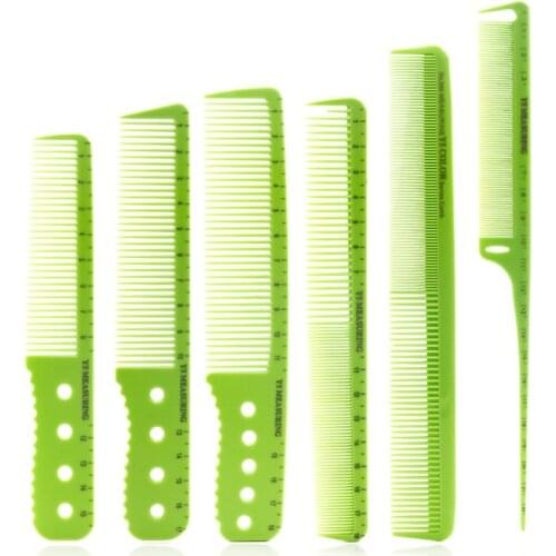 1 Pcs Professional Barber Comb Salon Hairdressing Cutting Comb Laser Scale PP Material Measuring Comb Hairdresser Tool Hair Comb