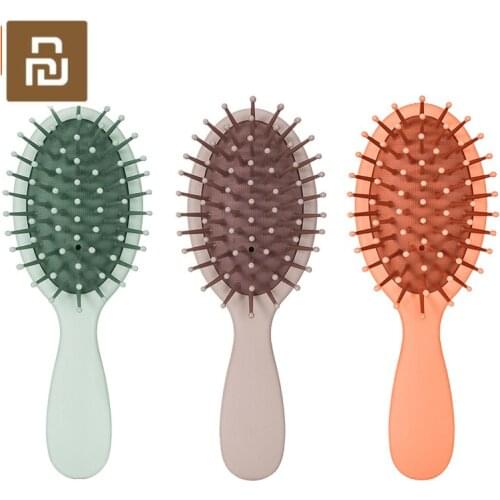 Youpin INS Mini Air Cushion Comb Cute Portable Hair Brush Massage Brush Anti-static Magic Brushes Head Massage combs