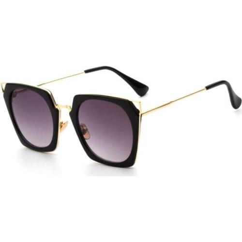 2021 Classic Street Style Polygon Sunglasses For Womens Large Frame Personalized Eyeglasses Unisex Trendy UV400 Gafas De Sol