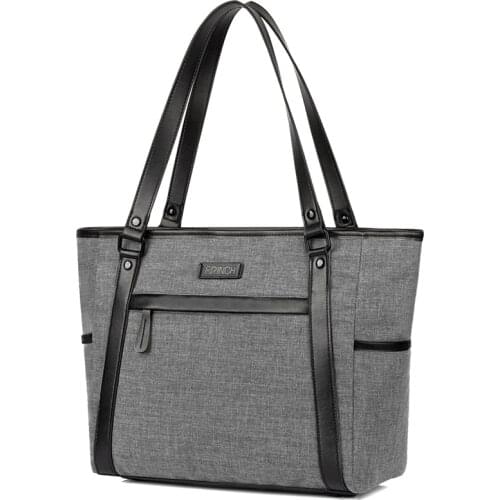 15.6 Inch Laptop Tote Bag Lightweight Stylish Handbag for Women Durable Nylon Travel Bag Large Capacity Casual Shopping bags