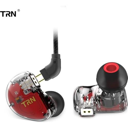 TRN V30 2BA+1DD Triple Hybrid Drivers Bass In Ear Earphone HIFI Monito Sport Earphone 2Pin Detachable Cable AS10\T2\V80\V10\V90