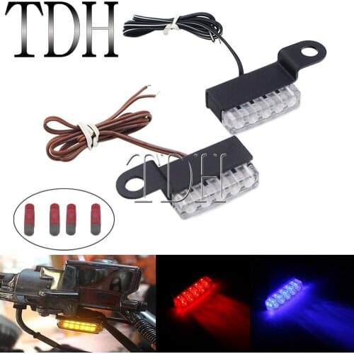 Universal Motorcycle Flowing Water Mini LED Turn Signal Light Flashers Street Bike For Harley Touring Sportster Bobber Suzuki