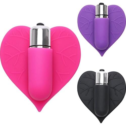 Vaginal Stimulator Clitoris Massager G Point Orgasm Vibrator Silica Gel Heart-Shaped Adult Sex Toys Sex Toys For Women
