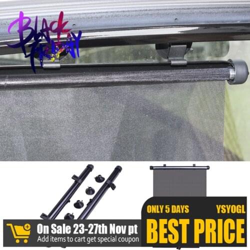 2pcs Car Window Sunshade Cover Automatic Window Sun Block Roller Blinds Shades with 6 Suction Cups Car Styling