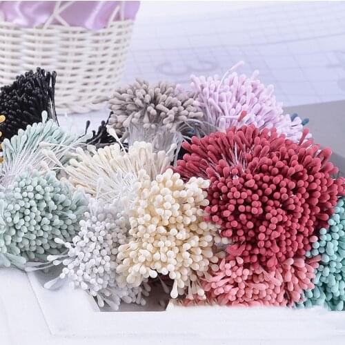 400pcs 1.5mm Mini Flower Stamen Pistil Wedding Decoration Scrapbooking artificial flower DIY Christmas Scrapbook Accessor
