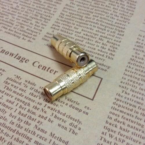 5pcs/lot RCA Lotus Straight Head Lotus Mother on the Gold Plated Audio Head Lotus Patch Glove AV Pair