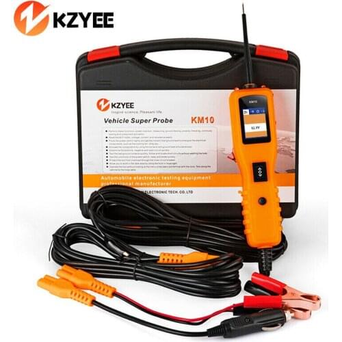KZYEE KM10 Car Circuit Tester Automotive Scanner Powerscan Circuit Power Electrical System Tester Car Diagnostic Tool