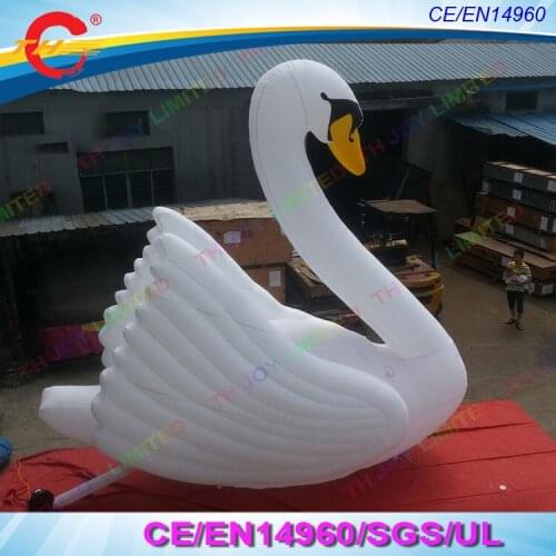 Free shipping 3mH,4mH or 6mH outdoor advertising inflatable swan/giant inflatable goose/ white large inflatable advertising swan